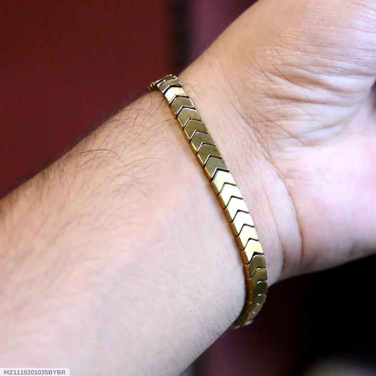 1 Pc Indian Design Antique Plated Men's Bracelet