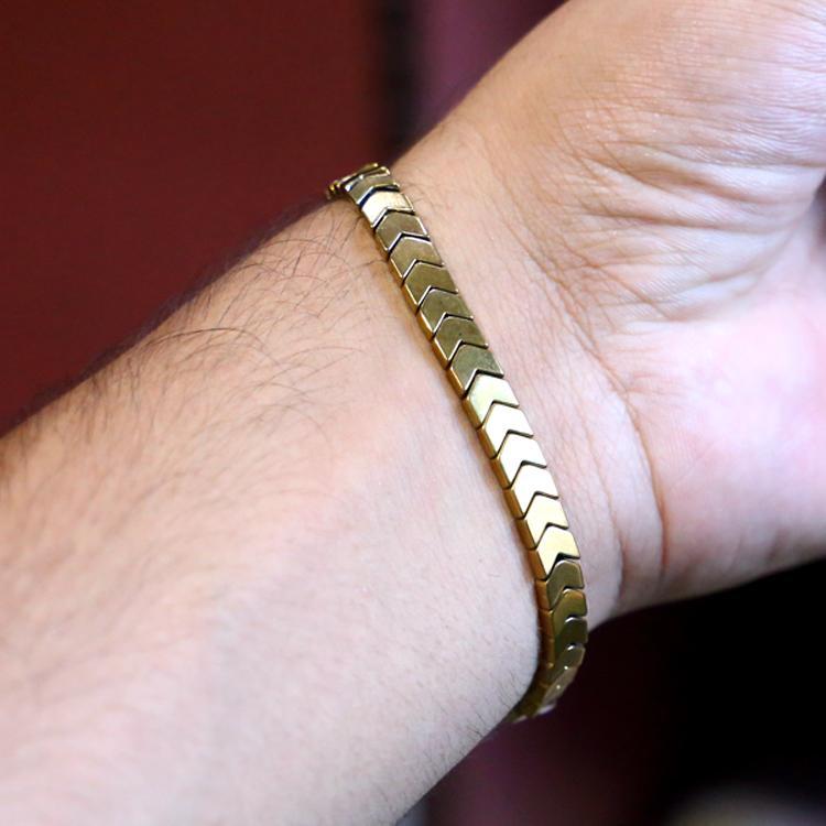 1 Pc Indian Design Antique Plated Men's Bracelet