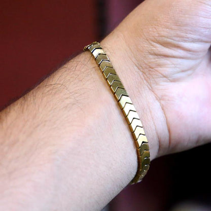 1 Pc Indian Design Antique Plated Men's Bracelet