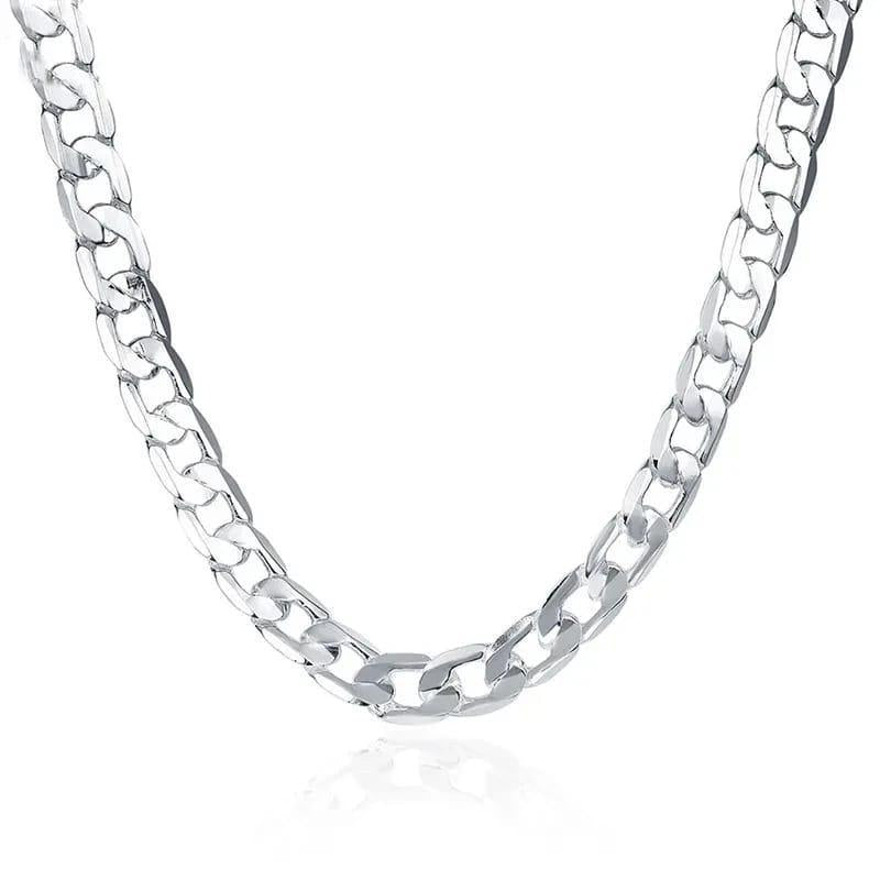 Men’s Stainless Steel Cuban Link Chain – Heavy, Shiny & Durable Necklace