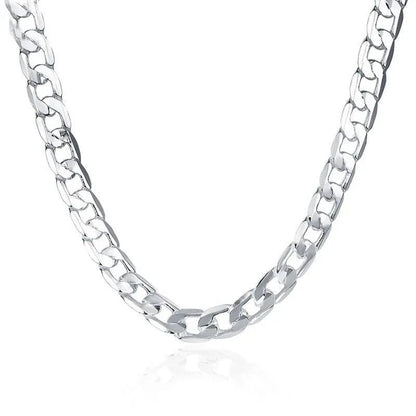 Men’s Stainless Steel Cuban Link Chain – Heavy, Shiny & Durable Necklace